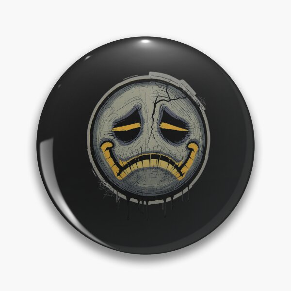 Item preview, Burnt-Out Smiley Face | Funny Gen Z Burnout Aesthetic designed and sold by ColorSplash123.