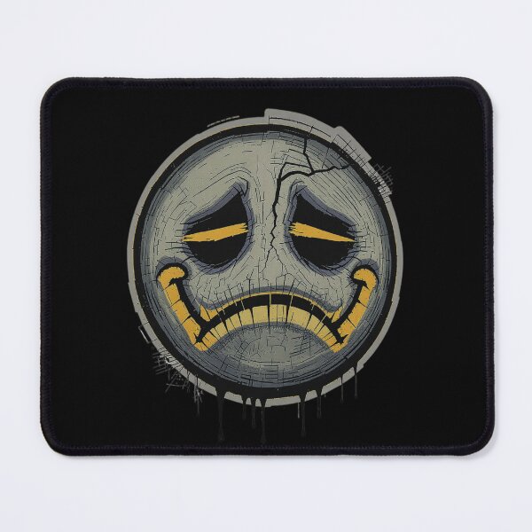 Item preview, Burnt-Out Smiley Face | Funny Gen Z Burnout Aesthetic designed and sold by ColorSplash123.