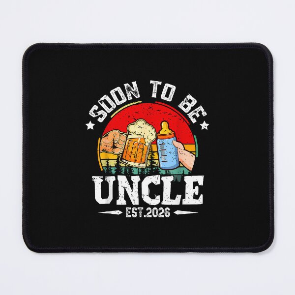 Item preview, Soon To Be Uncle Est. 2026 Funny Pregnancy Announcement designed and sold by MerchDeviant.