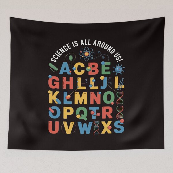 Item preview, Science Is All Around Us Science Alphabet STEM Scientist designed and sold by lavethediso.
