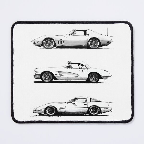Item preview, Three Corvettes Sketch designed and sold by HoskingInd.