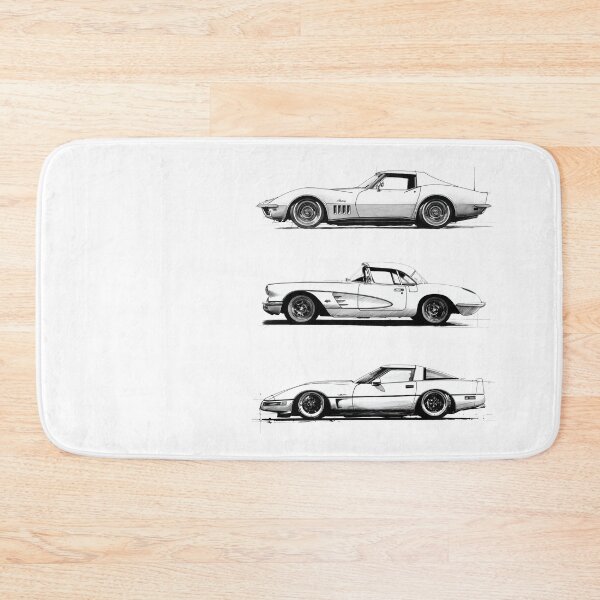 Item preview, Three Corvettes Sketch designed and sold by HoskingInd.