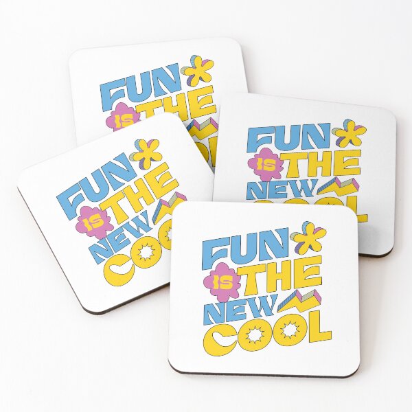 Item preview, Fun Is The New Cool - Groovy Retro 70s Colorful Typography Design designed and sold by SaadArtCo.