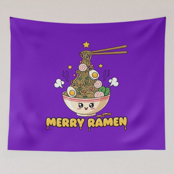 Item preview, Merry Ramen Christmas Design Clothes for Kids and Adults designed and sold by KINGWANI.