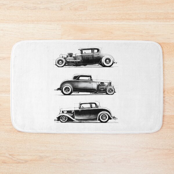 Item preview, Three Ford Hot Rods Sketch designed and sold by HoskingInd.