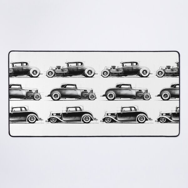 Item preview, Three Ford Hot Rods Sketch designed and sold by HoskingInd.