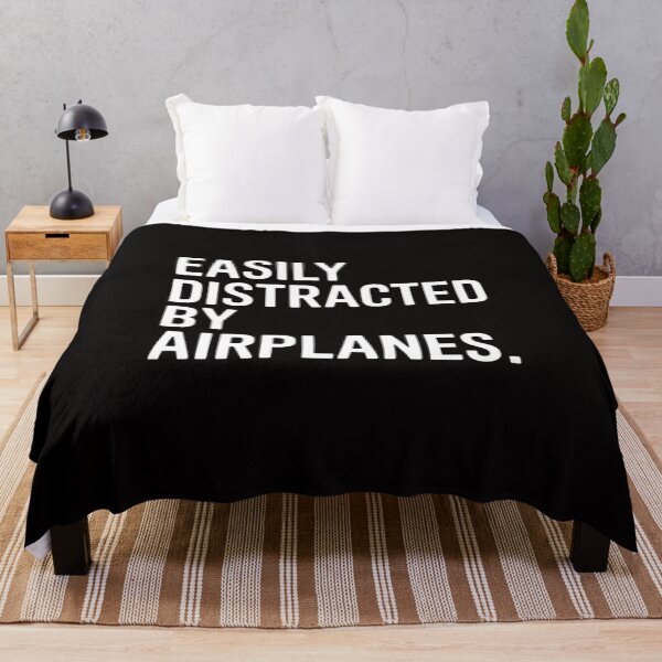 Item preview, Easily Distracted By Airplanes Plane Lovers Quote designed and sold by chaeningplan.