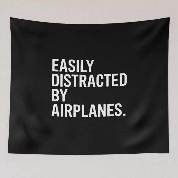 Item preview, Easily Distracted By Airplanes Plane Lovers Quote designed and sold by chaeningplan.
