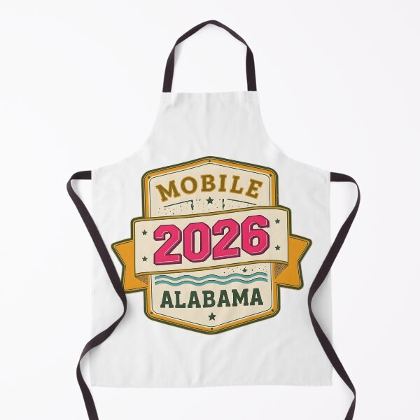 Item preview, Mobile 2026 Retro Travel Badge Design - Vintage Alabama Waves and Stars designed and sold by FestivityFinds.