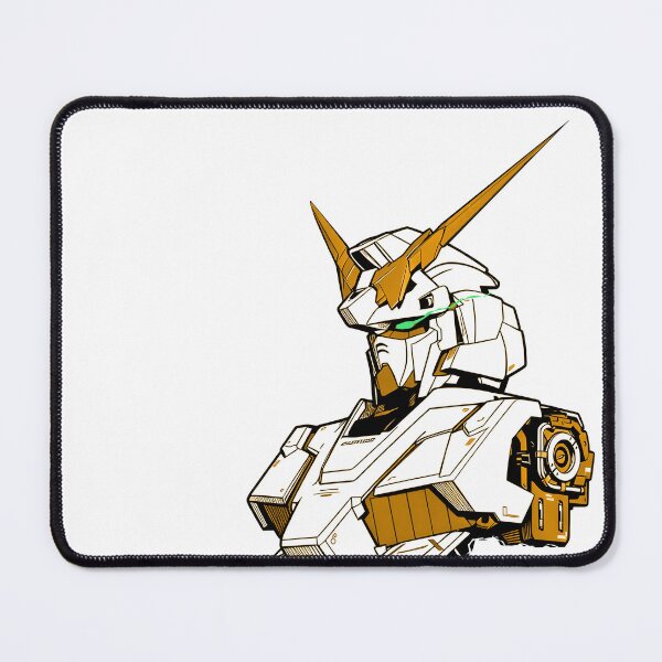 Item preview, gold illustration vector unicorn Gundam art Digital Artwork designed and sold by sabartgunpla.