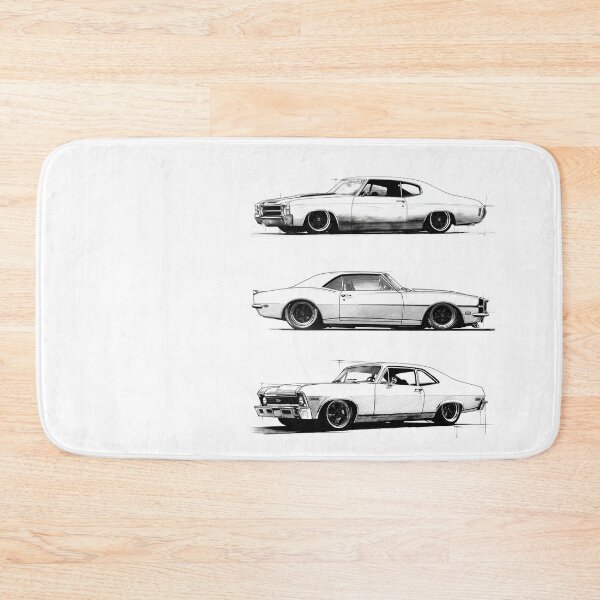 Item preview, Three Chevrolet Muscle Cars Sketch designed and sold by HoskingInd.