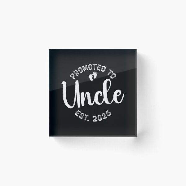 Item preview, Promoted To Uncle Est. 2026 Expecting Announcement designed and sold by MerchDeviant.
