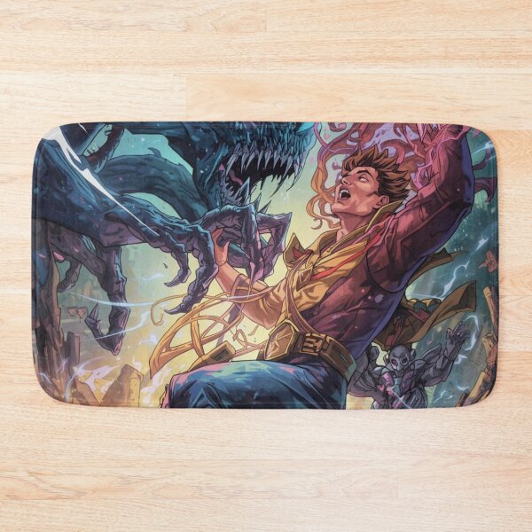 Item preview, Cosmic Battle Hero – Epic Sci-Fi Fantasy Action Art designed and sold by RebelDropAlternative.