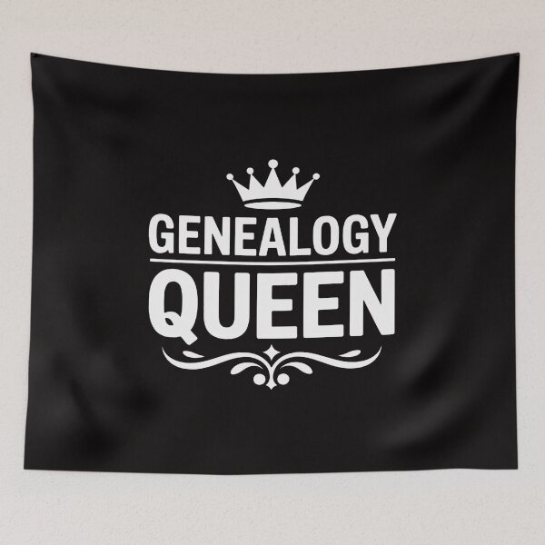 Item preview, Genealogy Queen Family Genealogist Research Ancestry designed and sold by chaeningplan.