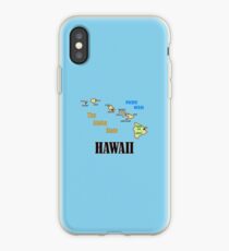 Hawaii State Map iPhone Case