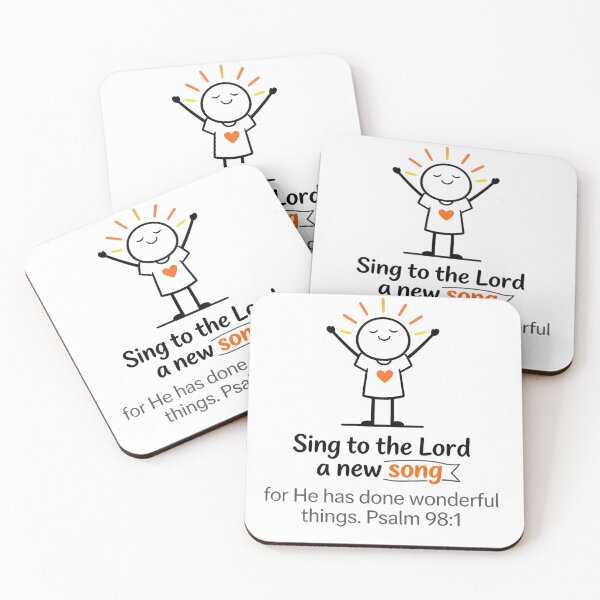 Item preview, Sing to the Lord a New Song – Psalm 98:1 Christian Inspirational Design designed and sold by anandsiva2703.