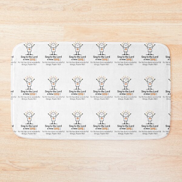 Item preview, Sing to the Lord a New Song – Psalm 98:1 Christian Inspirational Design designed and sold by anandsiva2703.