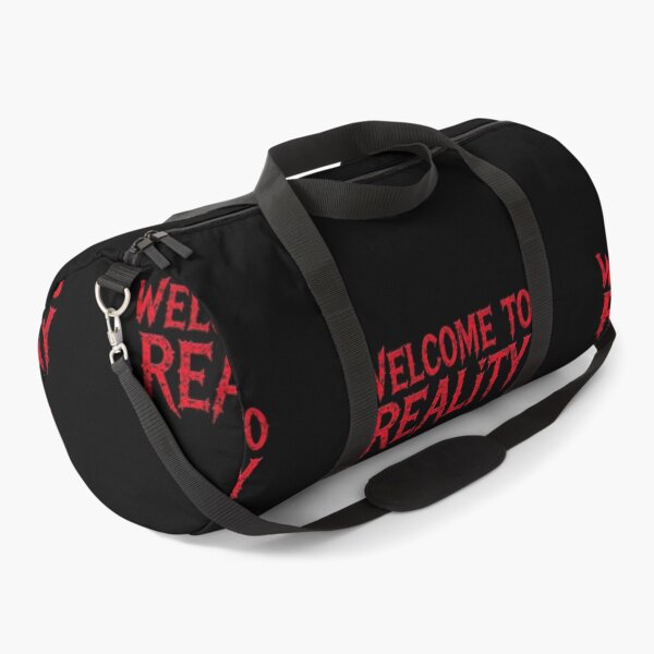Item preview, WELCOME TO REALITY — Dark Confrontational Typography in Red designed and sold by PixelVibe782.