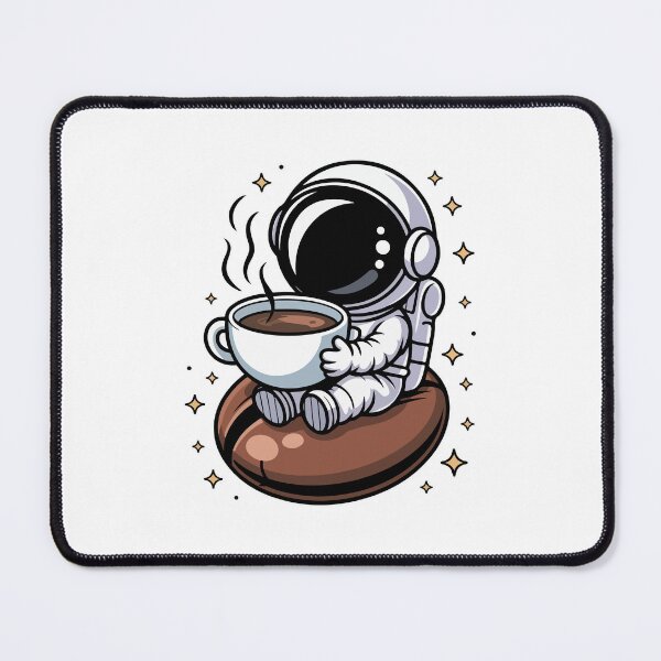Item preview, Cute astronaut holding Coffee on Coffee Bean designed and sold by Pluto ⭐️.