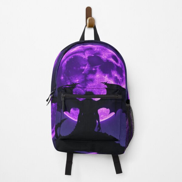 Artikelvorschau, Monddrache – Mystische Fantasy-Silhouette unter einem violetten Himmel entworfen und verkauft von PixelVibe782.