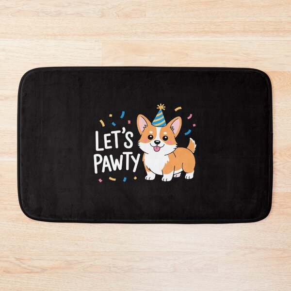 Item preview, Lets Pawty Birthday Corgi Kid Dog Themed Party designed and sold by teltvitossuilea.