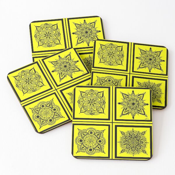 Item preview, Acid yellow mandala designed and sold by JWRocks.