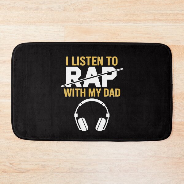 Item preview, I Listen To Rap With My Dad Kids Hip Hop Rapper designed and sold by teltvitossuilea.