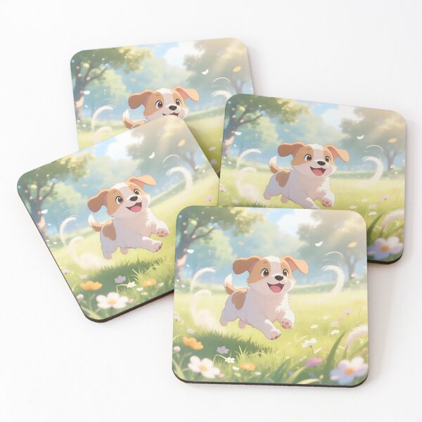 Item preview, Puppy dog playing in a field.  designed and sold by Nomad-Maynard.