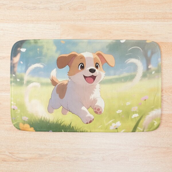 Item preview, Puppy dog playing in a field.  designed and sold by Nomad-Maynard.