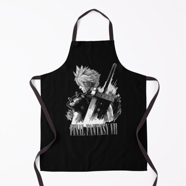 Item preview, black white final fantasy vii remake Digital Artwork  designed and sold by sabartgunpla.