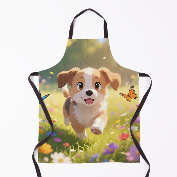 Item preview, Puppy dog playing in a field.  designed and sold by Nomad-Maynard.