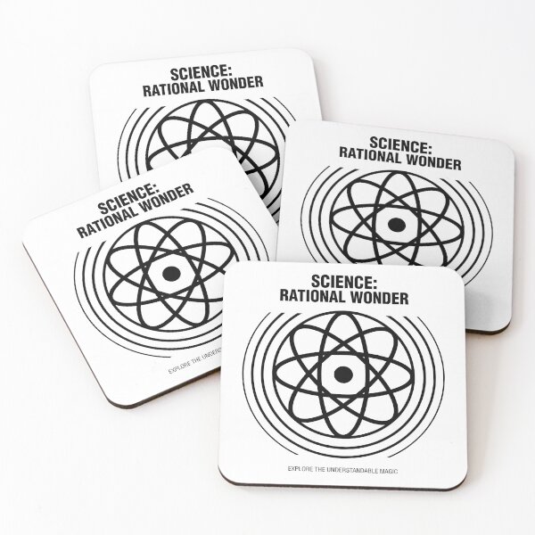 Item preview, Science Rational Wonder Poster – Minimal Atom Symbol Scientific Wall Art designed and sold by AbstractAuraArt.
