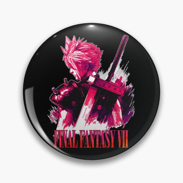 Item preview, final fantasy vii remake Digital Artwork red designed and sold by sabartgunpla.