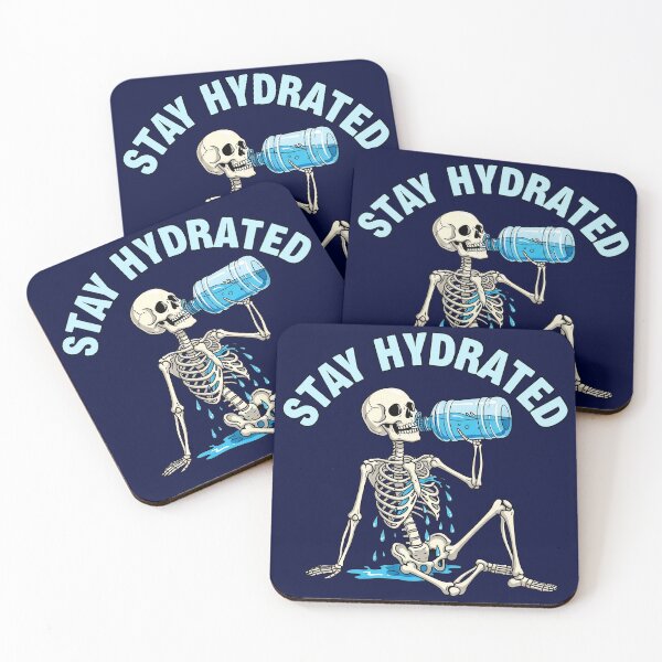 Item preview, Stay Hydrated Skeleton Drinking Water designed and sold by nuel-art.