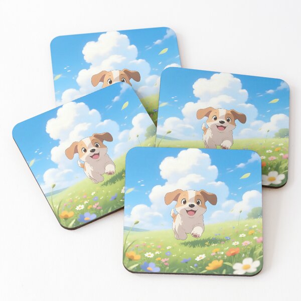 Item preview, Puppy dog playing in a field.  designed and sold by Nomad-Maynard.