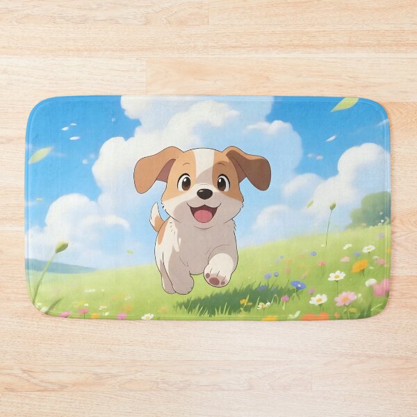 Item preview, Puppy dog playing in a field.  designed and sold by Nomad-Maynard.