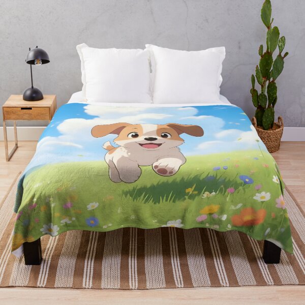 Item preview, Puppy dog playing in a field. designed and sold by Nomad-Maynard.