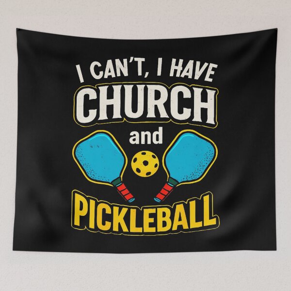 Item preview, Can’t I Have Church And Pickleball designed and sold by eenmaanoviy.