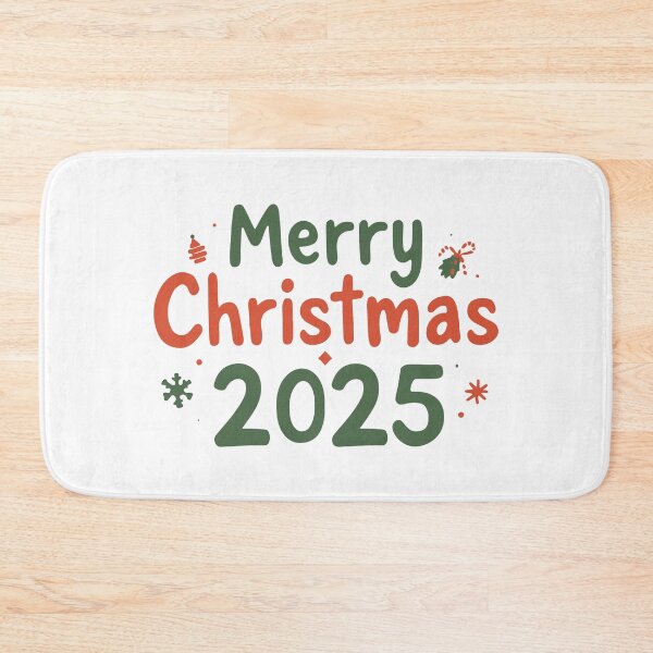 Item preview, Merry Christmas 2025 Hand Lettered Holiday Design designed and sold by DavidTeeStudio.