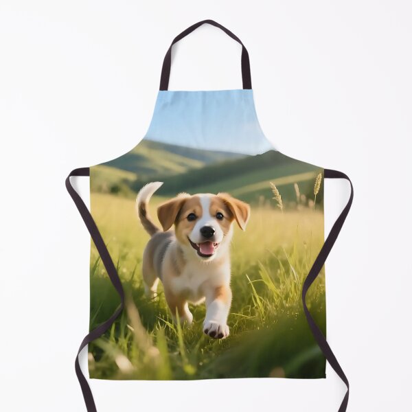 Item preview, Puppy dog playing in a field.  designed and sold by Nomad-Maynard.
