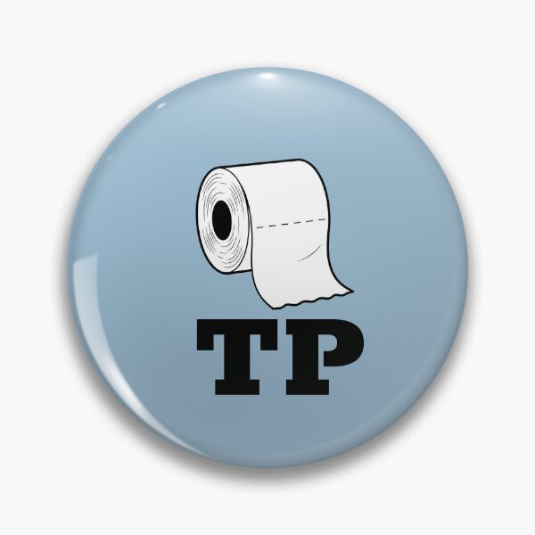 Item preview, TP Toilet Paper Generic Brand Minimalist Funny designed and sold by KiwiRider.