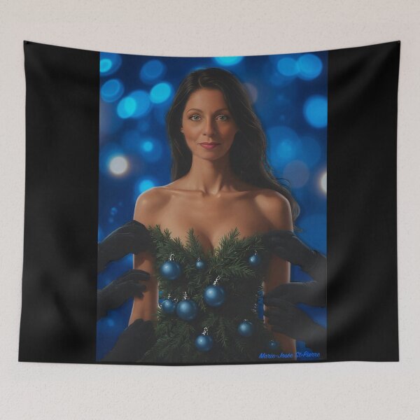 Item preview, Blue Christmas designed and sold by Lana Magnolia.