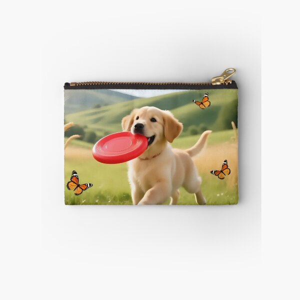 Item preview, Puppy dog playing in a field.  designed and sold by Nomad-Maynard.