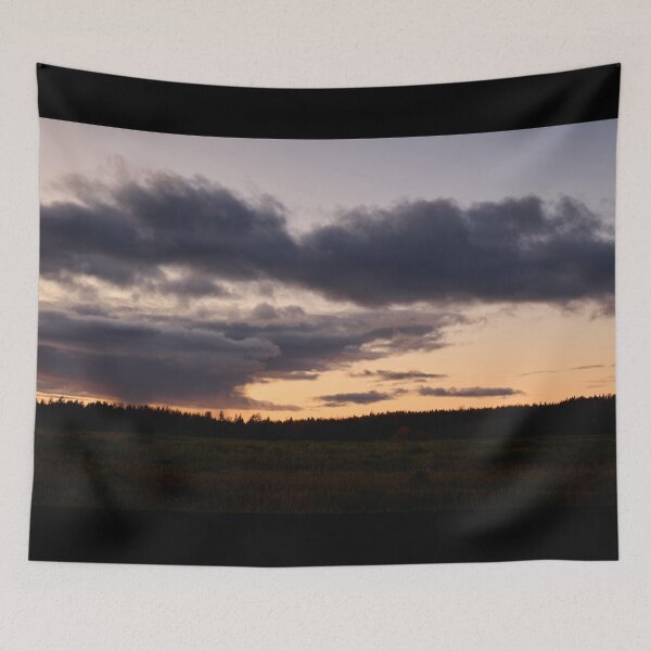 Item preview, Fieldside evening panorama with clouds. Nokia 2025 designed and sold by Jouko Lehto Photography.