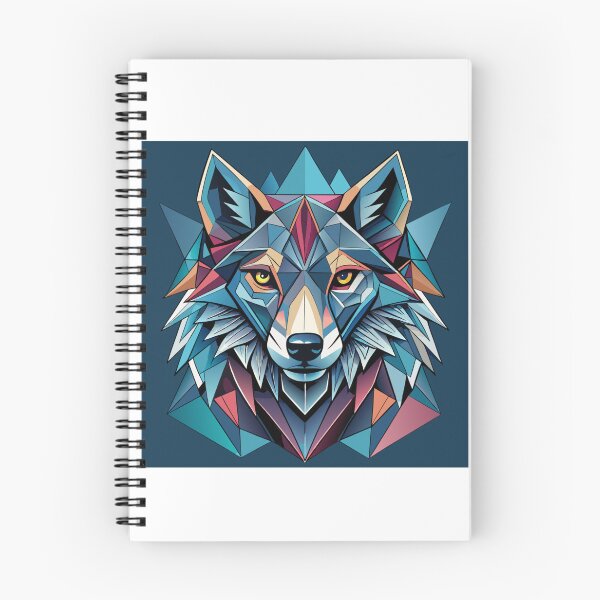 Item preview, Abstract Geometric Wolf Face Modern Art designed and sold by BKB APPARELS.