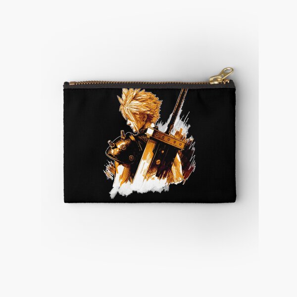 Item preview, final fantasy vii remake Digital Artwork black white gold retro designed and sold by sabartgunpla.