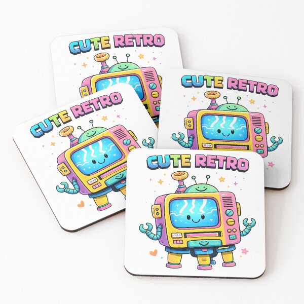 Item preview, Cute Retro Robot TV Illustration designed and sold by SoulenCify.