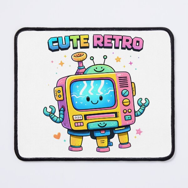 Item preview, Cute Retro Robot TV Illustration designed and sold by SoulenCify.