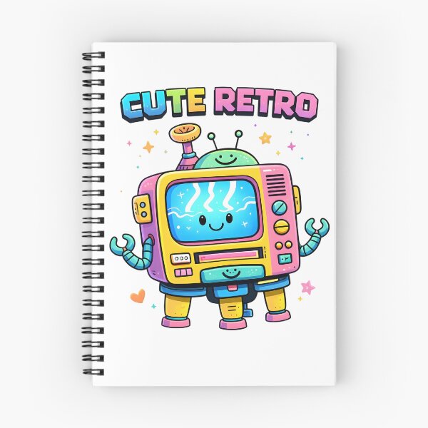 Item preview, Cute Retro Robot TV Illustration designed and sold by SoulenCify.