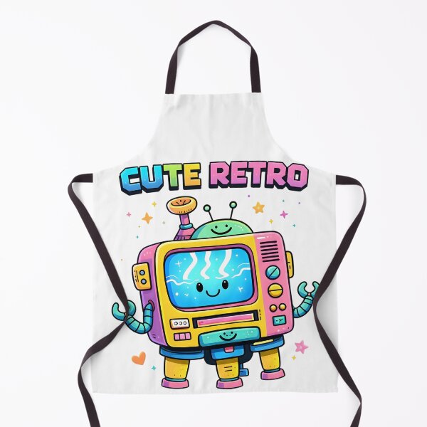 Item preview, Cute Retro Robot TV Illustration designed and sold by SoulenCify.